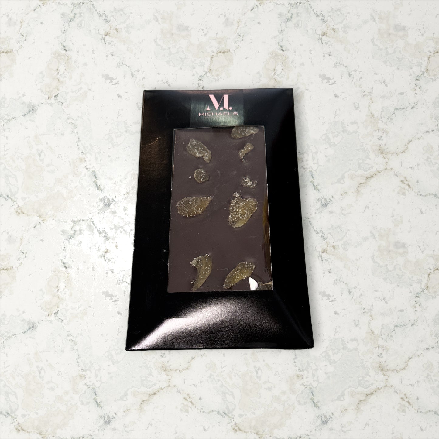 Dark Chocolate with Crystalized Ginger Tablet